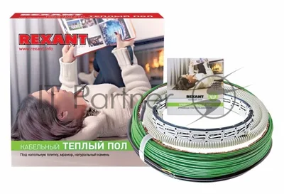 Теплый пол Rexant Slim RNB-130-1500 (1500Вт/130м/S обогрева, м2: 9,0-12,5) (двух жильный)