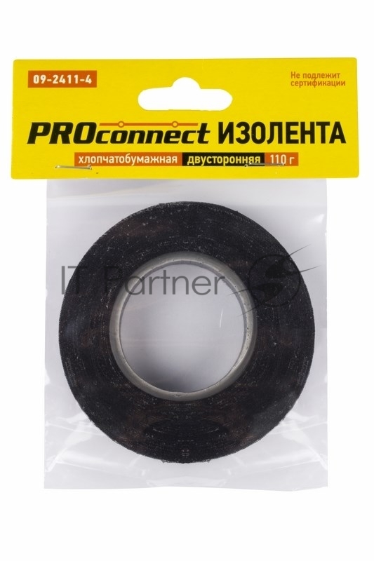 Изолента ХБ PROconnect 18 х 0,35 мм, (ролик 16,4 м/110 г) (2-ПОЛ)