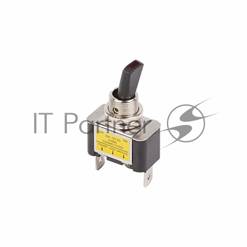 Тумблер Rexant 12V 30А (3c) ON-OFF однополюсный с зеленой LED подсветкой