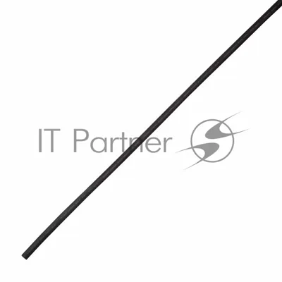 Термоусаживаемая трубка клеевая Rexant 12,0/3,0 мм, (4:1) черная, упаковка 10 шт. по 1 м