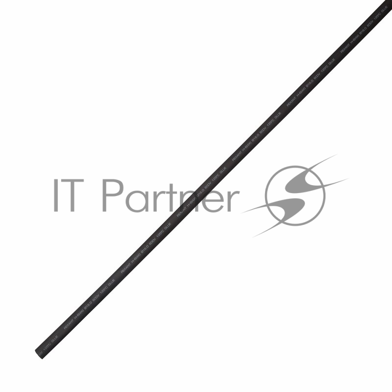 Термоусаживаемая трубка клеевая Rexant 16,0/4,0 мм, (4:1) черная, упаковка 10 шт. по 1 м