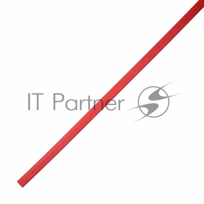 Термоусаживаемая трубка клеевая Rexant 18,0/6,0 мм, красная, упаковка 10 шт. по 1 м