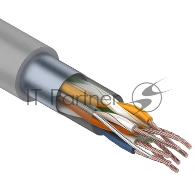 Кабель витая пара Rexant FTP 4PR 24AWG, cat.5e STRANDED (бухта 305 м)