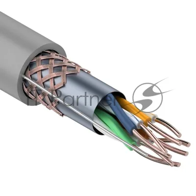 Кабель витая пара Rexant SFTP 4PR 24AWG, cat.5e, бухта 305 м