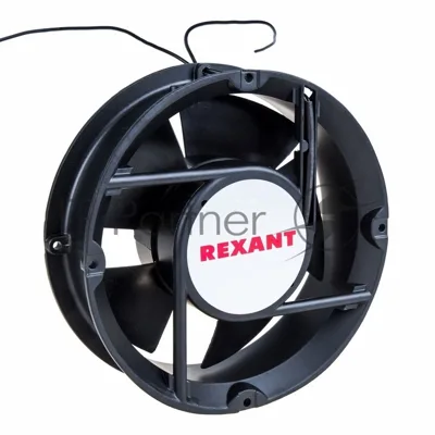 Вентилятор корпусной Rexant RX 172x163x51HBL 220VAC, 172x163x51 мм, 2500 об/мин, 52 дБ, 220V, без подсветки