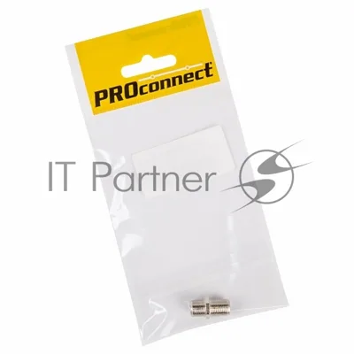 Переходник антенный PROconnect (гнездо F - гнездо F), бочка, (1 шт.) (пакет)