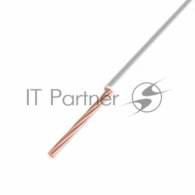 Провод ПГВА Rexant 1х0.75 мм², Cu, белый, бухта 200 м