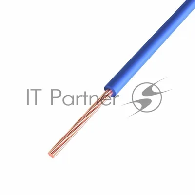 Провод ПГВА Rexant 1х0.75 мм², Cu, синий, бухта 200 м