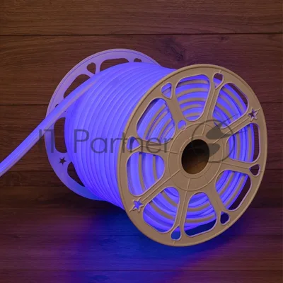 Гибкий неон Neon-night LED SMD, форма – D, 16х16 мм, синий, 120 LED/м, бухта 50 м