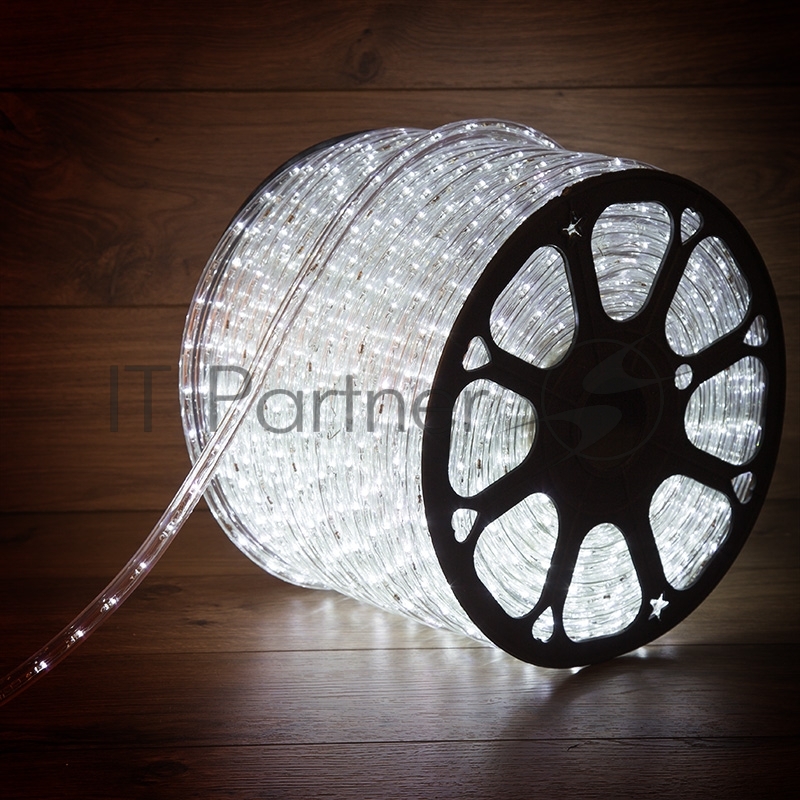 Дюралайт Neon-night LED, эффект мерцания (2W) - белый, 36 LED/м, бухта 100м