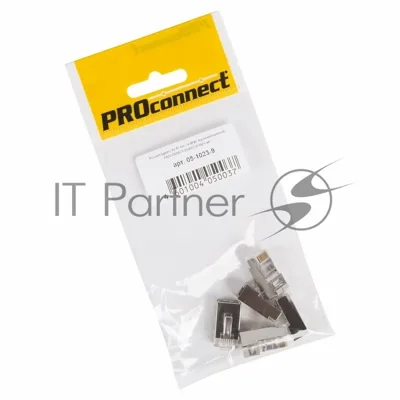 PROconnect Разъем RJ-45(8P8C) под витую пару, FTP экранированный, cat.5e, пакет, 5шт