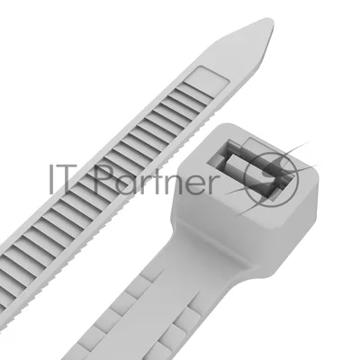 Хомут-стяжкa нейлоновая с тройным замком Rexant 200x3,6 мм, белая, упаковка 100 шт.