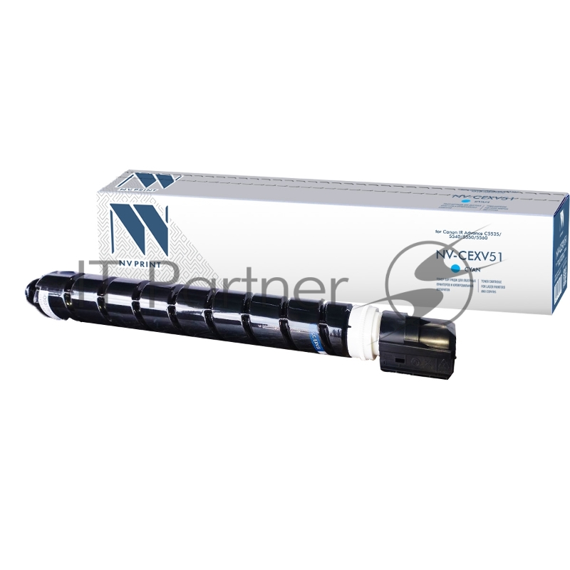 Картридж лазерный NVPrint совместимый NV-C-EXV51 Голубой для Canon IR Advance C5535/5540/5550/5560 (60000k)