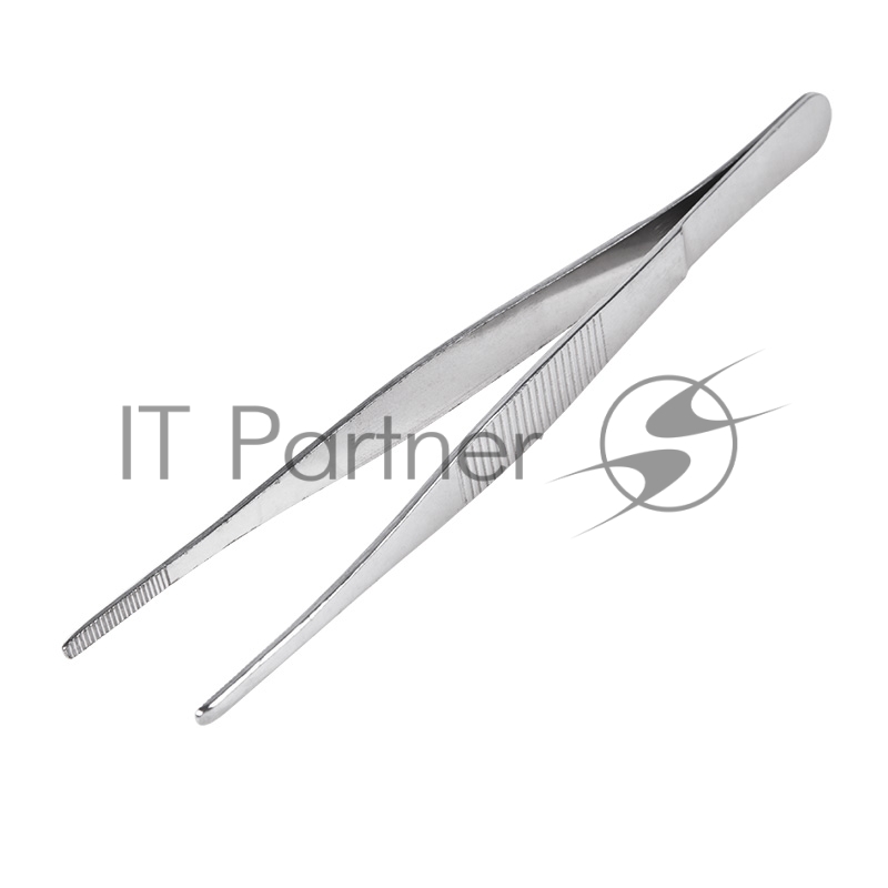 Пинцет прямой Rexant рифленый 160 мм (блистер)