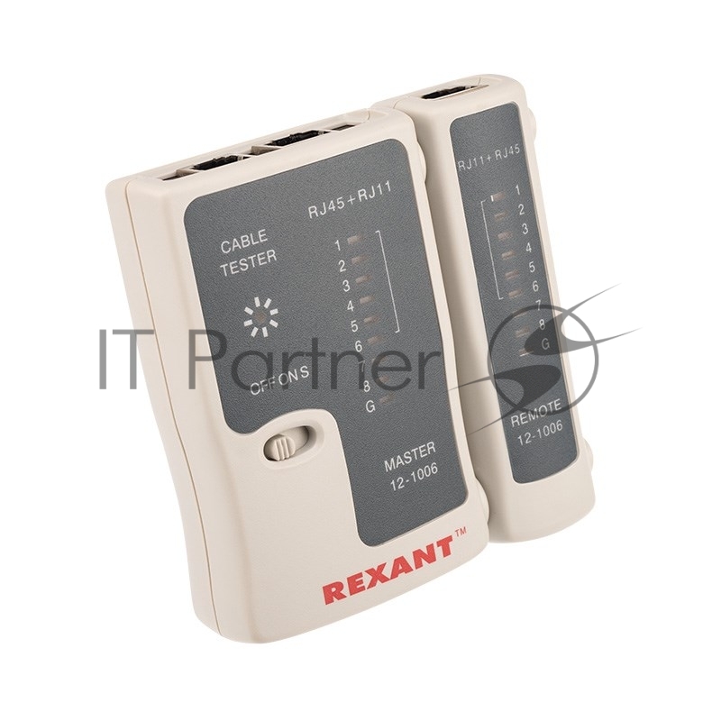 Тестер кабеля Rexant RJ-45+RJ-11 468