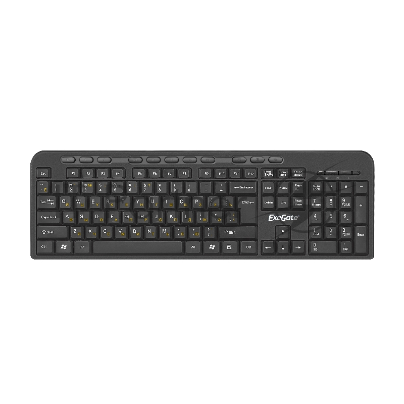 Клавиатура проводная ExeGate Multimedia Professional Standard LY-500M (EX286177RUS) проводная, USB, черный