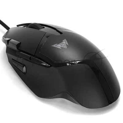 Мышь проводная Crown CMGM-901 черный, 4800 dpi, USB, кнопки - 8