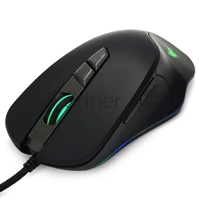 Мышь проводная Crown CMGM-903 черный, 7000 dpi, USB, кнопки - 7