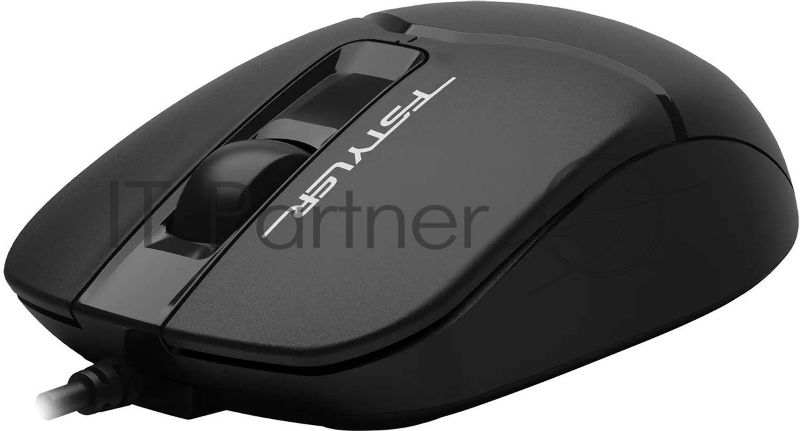 Мышь проводная A4Tech Fstyler FM12S черный, 1200 dpi, USB, кнопки - 3