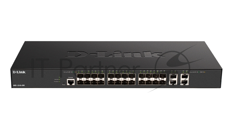 Коммутатор D-Link DXS-1210-28S/A1A, 24×10 Гбит/с SFP+ + 4×10 Гбит/с Combo, управляемый