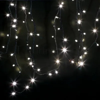 Гирлянда Neon-night "Дюраплей LED" 12м 120 LED черный каучук теплый белый