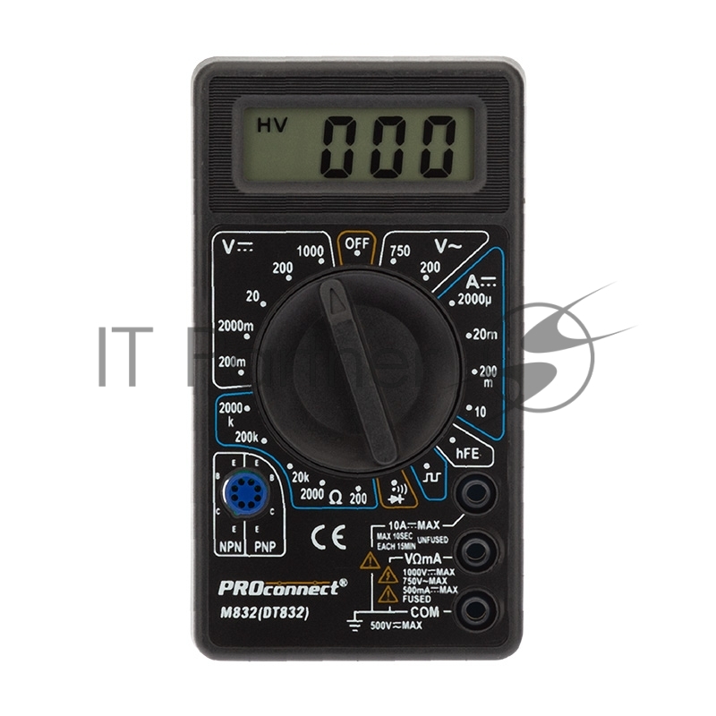 Портативный мультиметр M832 (DT832) PROconnect