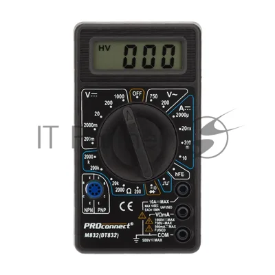 Портативный мультиметр M832 (DT832) PROconnect