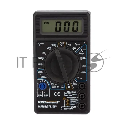 Портативный мультиметр PROconnect M830B (DT830B)