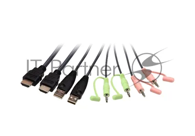 Переключатель ATEN 2-Port USB 4K HDMI Cable KVM Switch