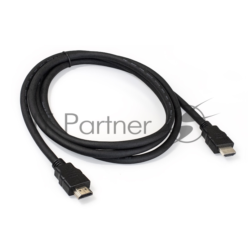 Кабель HDMI ExeGate EX287730RUS EX-CC-HDMI2-1.8 (19M/19M, v2.0, 1,8м, 4K UHD, Ethernet, позолоченные контакты)