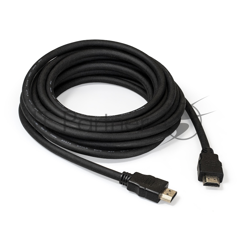 Кабель HDMI Exegate EX287732RUS EX-CC-HDMI2-5.0 (19M/19M, v2.0, 5м, 4K UHD, Ethernet, позолоченные контакты)