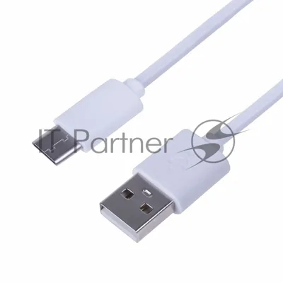 Шнур Rexant USB 3.1 type C (male)-USB 2.0 (male) 1 м белый