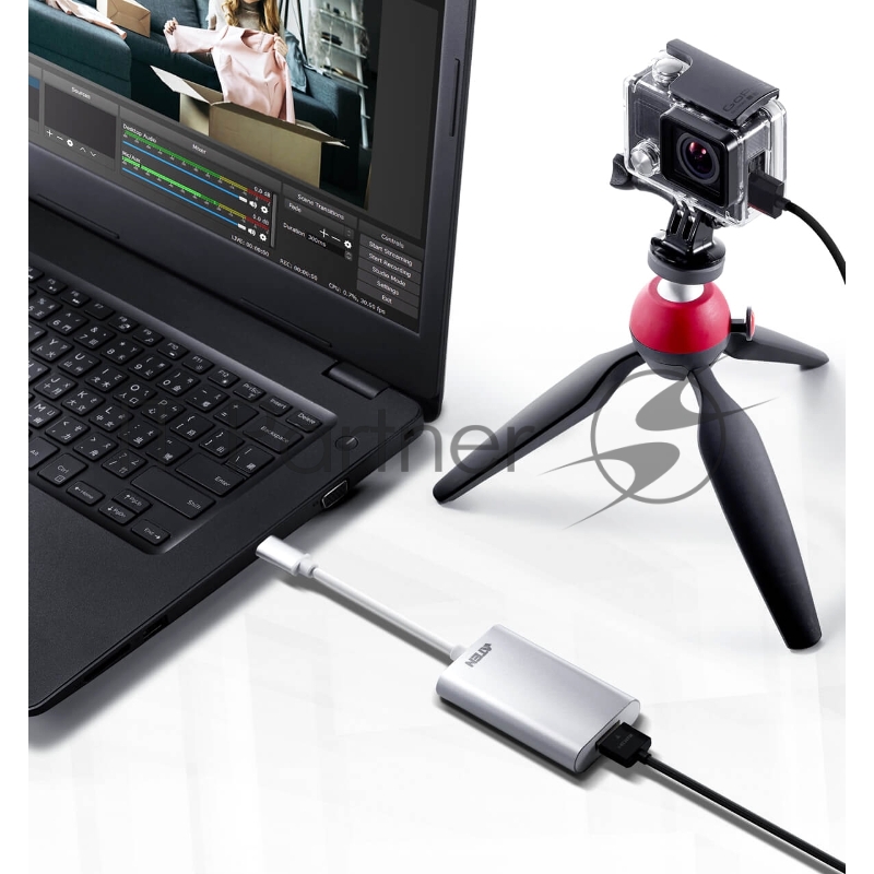 Конвертер ATEN CAMLIVE HDMI to USB-C UVC Video Capture