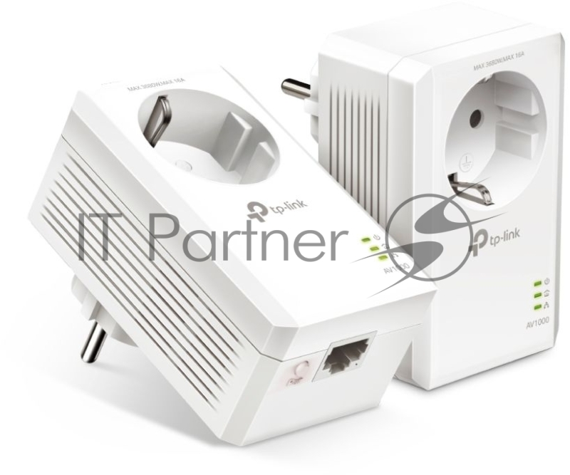 Сетевой адаптер TP-Link AV1000 Gigabit Passthrough Powerline Starter KitSPEED: 1000 Mbps PowerlineSPEC: Broadcom CPU, HomePlug AV2, 1+1 Gigabit PortFEATURE: Plug and Play, tpPLC Utility, Pair for More Security, Extra Power SocketKIT: 2× TL-PA7017P"