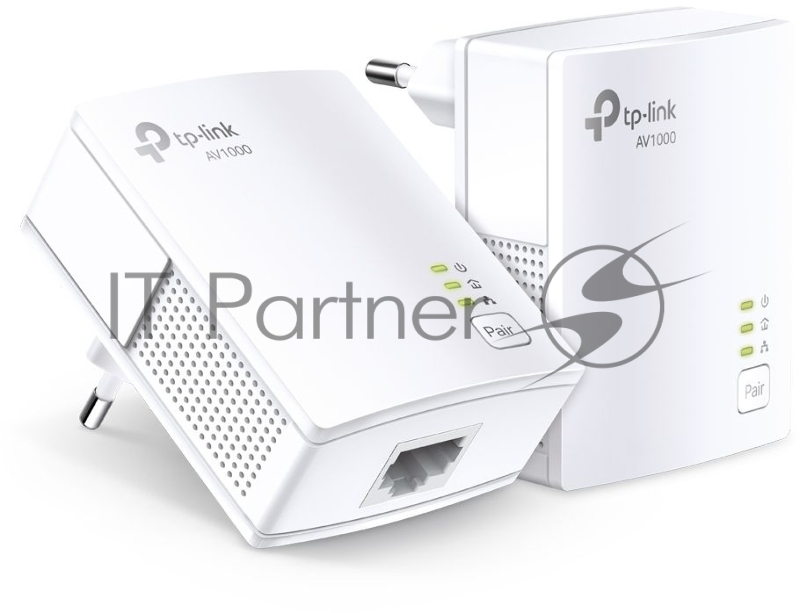 Сетевой адаптер TP-Link AV1000 Gigabit Powerline Starter KitSPEED: 1000 Mbps PowerlineSPEC: Broadcom CPU, HomePlug AV2, 1+1 Gigabit PortFEATURE: Plug and Play, tpPLC Utility, Pair for More SecurityKIT: 2× TL-PA7017"