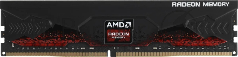 Оперативная память AMD Radeon R9, DDR4, 16GB (1x16GB), 3200MHz, CL16, DIMM, с радиатором, черный