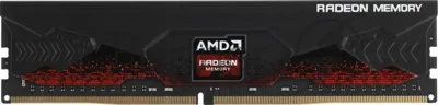 Оперативная память AMD Radeon R9, DDR4, 16GB (1x16GB), 3200MHz, CL16, DIMM, с радиатором, черный