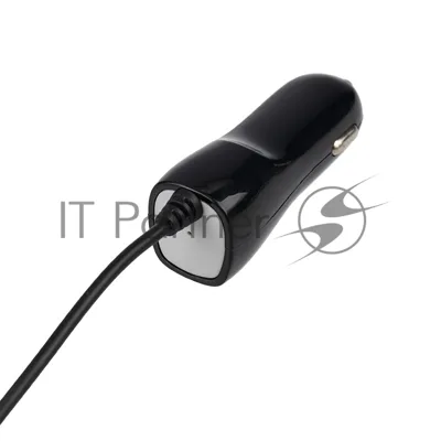 Автозарядка в прикуриватель Rexant microUSB (АЗУ) (5 V, 1000 mA) шнур спираль 1.2 м черный
