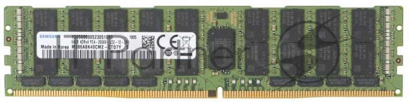 Оперативная память Samsung DDR4 64GB LRDIMM (PC4-25600) 3200MHz ECC Reg Load Reduced 1.2V M386A8K40DM2-CWELY