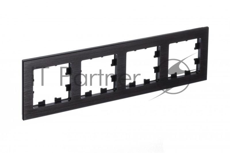 Рамка 4-м AtlasDesign Nature металл оникс SchE ATN312304