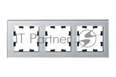 Рамка 3-м AtlasDesign Nature стекло алюм. SchE ATN320303