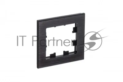 Рамка 1-м AtlasDesign Nature металл оникс SchE ATN312301