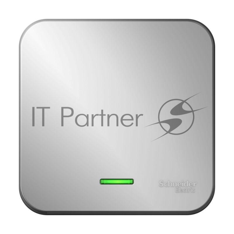 Выключатель 1-кл. ОП Blanca 10А IP20 (сх. 1) 250 В с подсветкой с изолир. пластиной алюм. SchE
