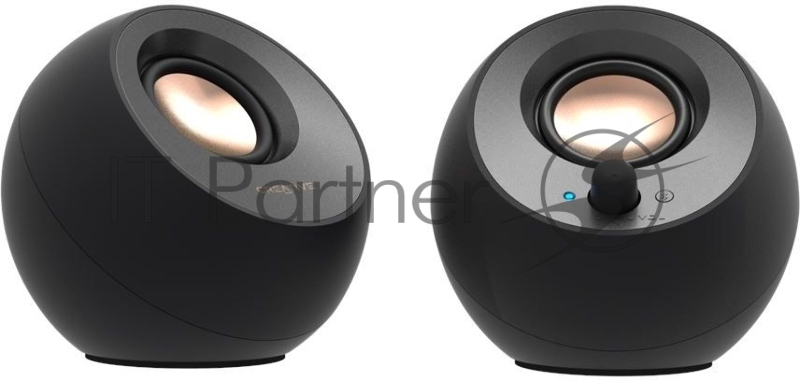 Акустическая система Creative Pebble V3 MF1700 2.0 черный 8Вт BT