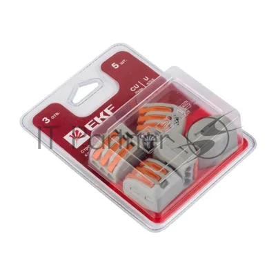 Клемма СМК 222-413 (блист. 5 шт) EKF plc-smk-413b