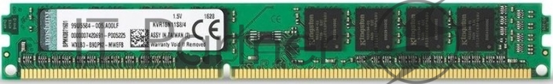 Оперативная память Kingston ValueRAM, DDR3L, 4GB (1x4GB), 1600MHz, CL11, DIMM