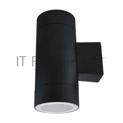 Светильник светодиодный GX53S-2B-ЦИЛИНДР GX53 IP65 230В уличный двусторон. подсветка черный IN HOME 4690612023533