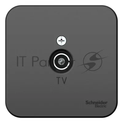 Коннектор TV ОП BLANCA изол. пласт. антрацит SchE BLNTA000016