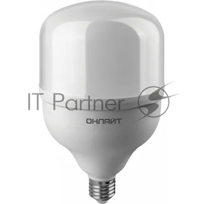 Лампа светодиодная ОНЛАЙТ 82904 OLL-T125-50-230-840-E27Е40 высокомощная 50 Вт 4000К нейтр. белый E27/E40 3500 лм 176-264В