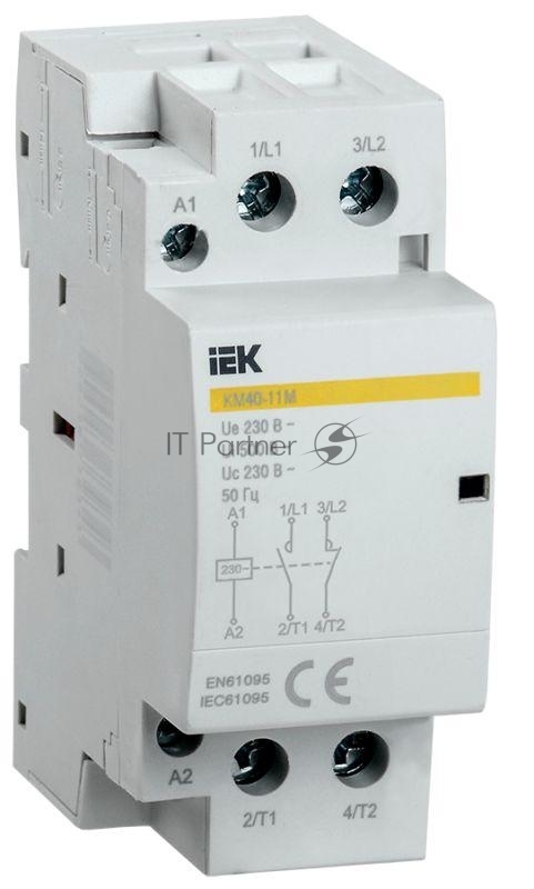 Контактор модульный КМ40-11М AC IEK MKK11-40-11